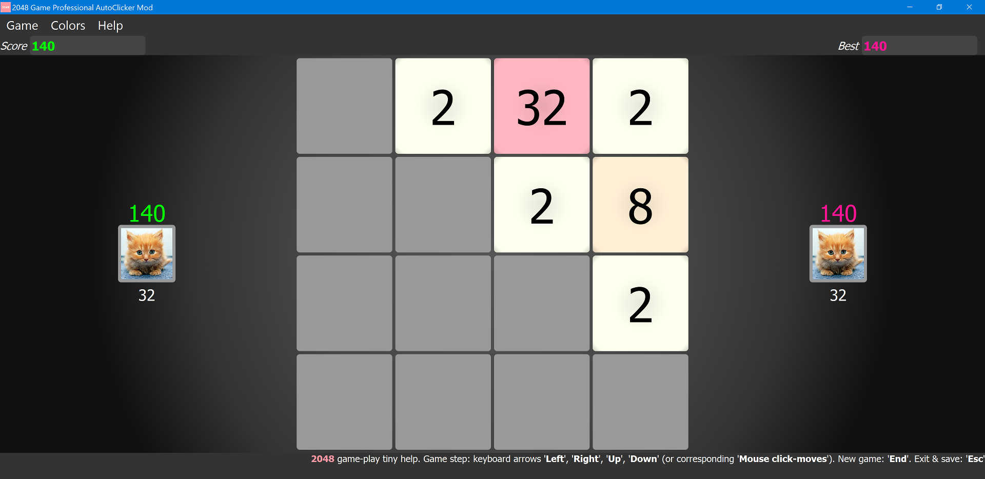 2048 Game Professional AutoClicker Mod 4x4