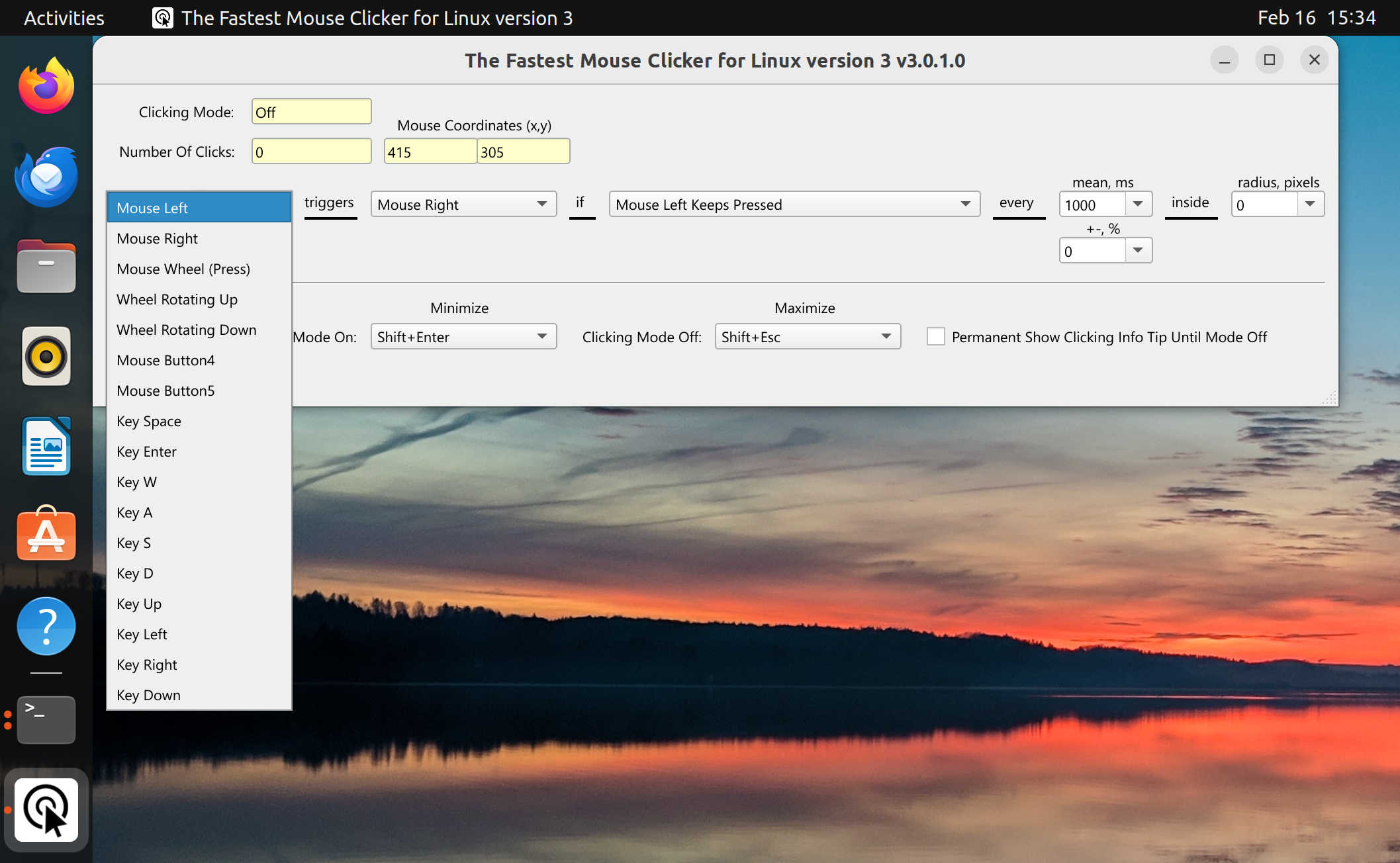The Fastest Mouse Clicker for Linux version 3 - Linux - Ubuntu on Xorg - Mouse Left